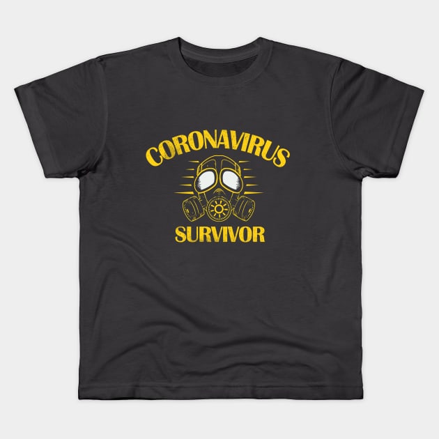 CORONAVIRUS SURVIVOR,COVID19,2020,CORONA Kids T-Shirt by shirt.des